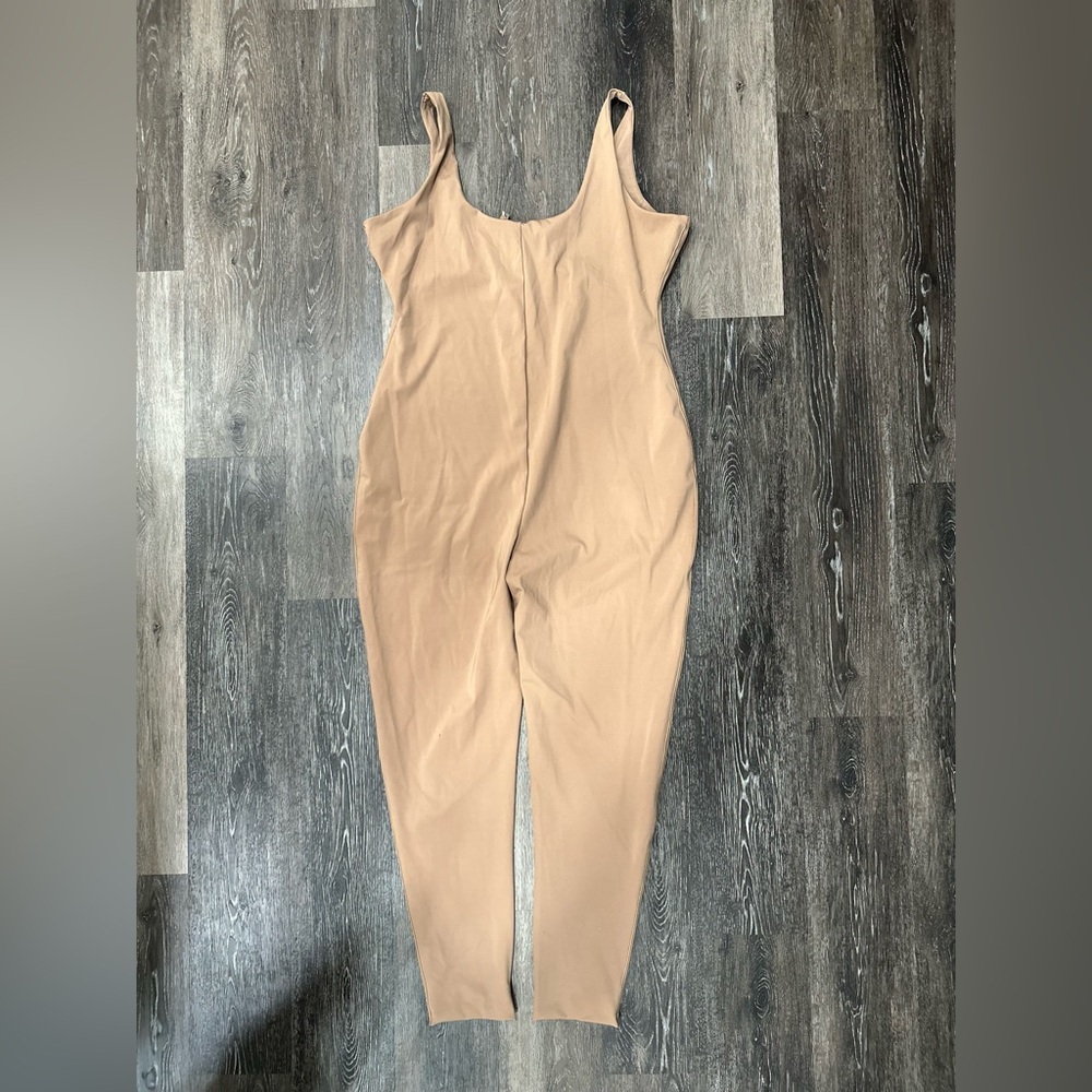 SKIMS Fits Everybody Tank Jumpsuit Catsuit Bodysuit Shapewear 4X Beige Nude NWT - Picture 6 of 7
